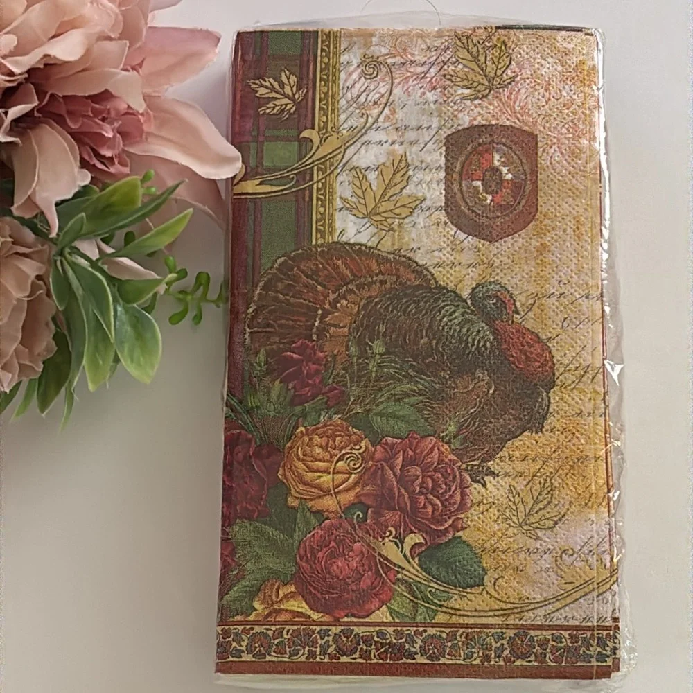 Pier 1 Imports Buffet Guest Napkins Thanksgiving Vintage Thanksgiving Napkins